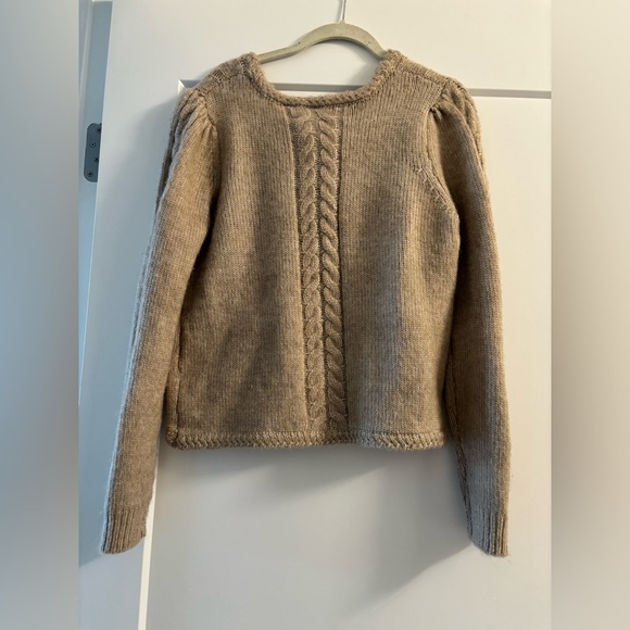 NWOT Joie Women's Cable Knit Sweater - Tan - Picture 5 of 8